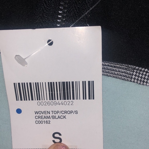 90s zip back Plaid Crop Top - Picture 3 of 4